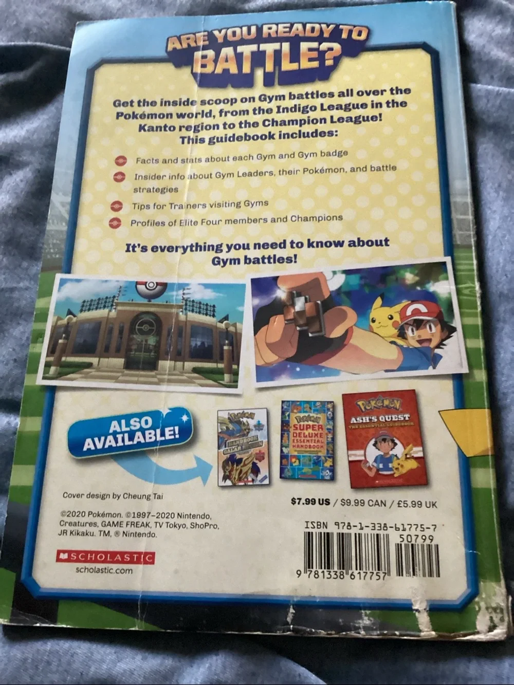 Pokémon Gym Battle Guidebook - Blue & Green Cover by Scholastic